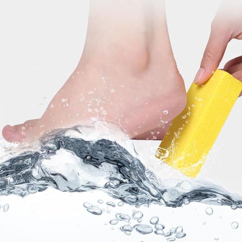 6Pcs Foot File Callus Remover Tool Set with Dual Grit and PU Foam Scrubber for Dead Skin Removal - Image 4